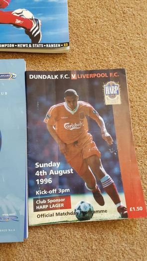 Liverpool football programmes and magazines