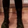 Black Zara leather boots Image 2