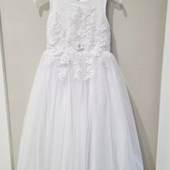 White Communion Dress Age 10