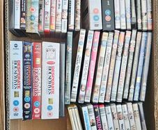 Large Box of DVDs Films & TV Series