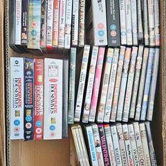 Large Box of DVDs Films & TV Series