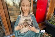antique religious statue