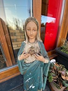 antique religious statue