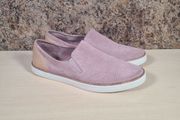 womens UGG ADLEY PERF slip on pink suede leather trainers shoes flats Size UK 8 EU 42 (AT2)