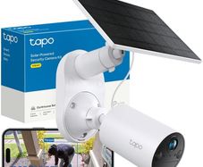 Battery Solar Security Camera Outdoor, Maintenance-free, Colour Night Vision, Outdoor Camera No Monthly Fee, Smart Person Detection