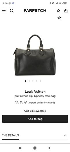 Louis Vuitton Speedy bag