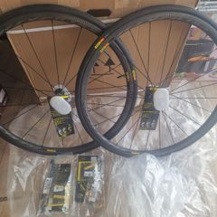 Mavic Pro Carbon Ksyrium SL Rim Brake Wheelset M-25 TYRES New Boxed