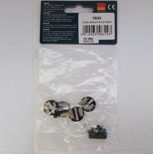 Scalextric C8329: New Round Guide Blade Pack