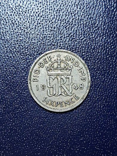 United Kingdom Six pence coin