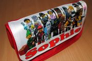 Lego Minifigures Personalized Pencil Case Make up bag with your own name on it! / back to school stationery
