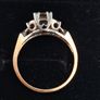 14k gold ring with 18ct diamonds setting Image 3