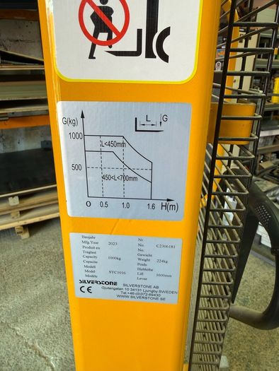 Silverstone Manual Pallet Stacker