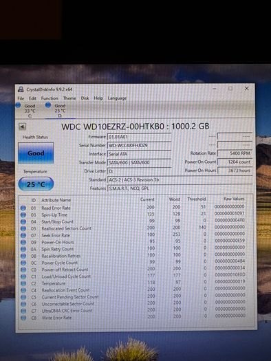 Wd Blue 1 Tb Hdd 3.5"