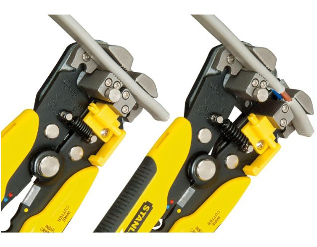 STANLEY FATMAX Automatic Wire Stripper, Strips 10-22 AWG wire with Spring loaded handles