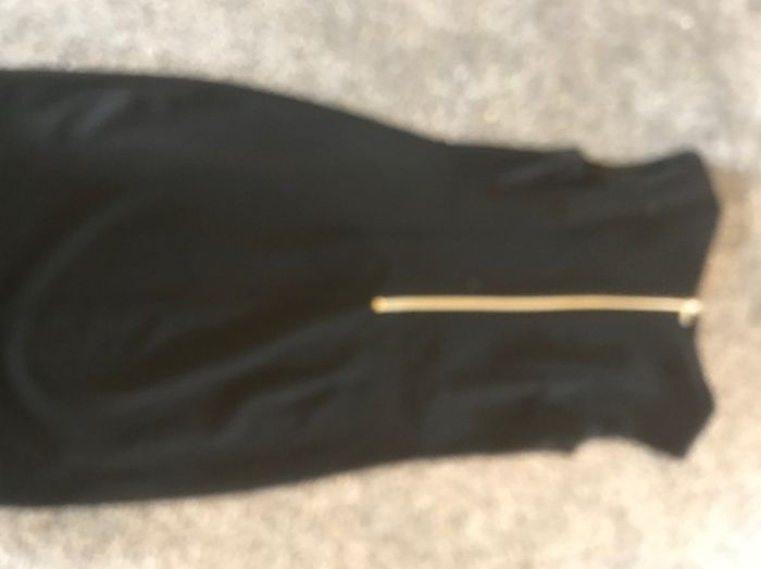 Cocktail dress black and gold