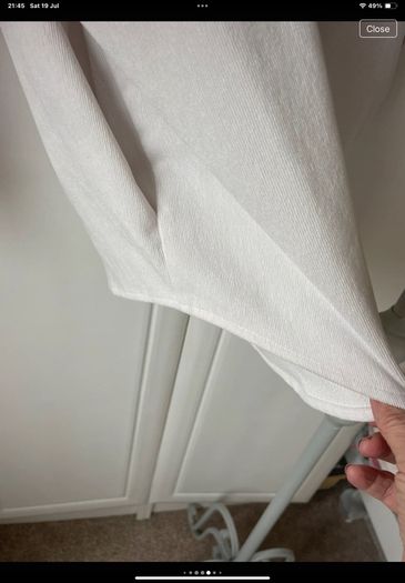 shacket Zara size medium fine cream cord jacket