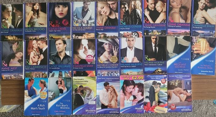 25 Mills and boon books from 2000's