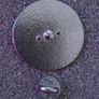 Celtic water symbol , pin back badge. Image 2
