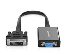 DVI to VGA Active Converter Flat Cable