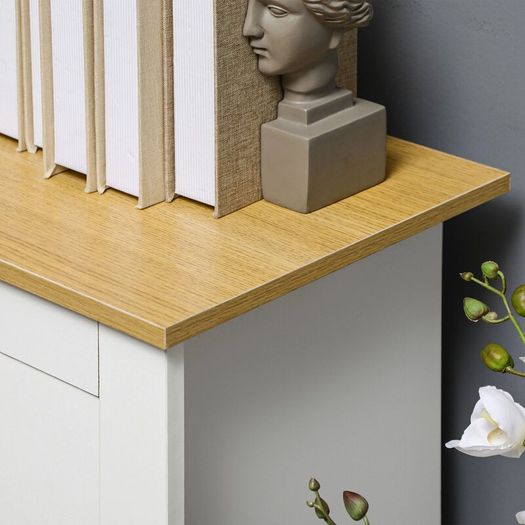Sideboard Storage Cabinet, Modern Kitchen Cupboard with Double Doors and Drawers for Dining Room