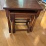 Pair Vintage Nesting Side tables Image 2