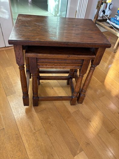 Pair Vintage Nesting Side tables