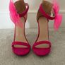 Hot Pink Tulle Bow Stiletto Heels - Size EU 36 Image 2