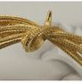Monet Vintage Brooch Textured Gold Tone Elegant Design Signed Image 4