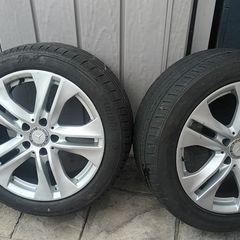 17 inch Mercedes wheels