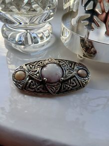 Vintage Celtic Pewter Brooch
