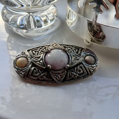 Vintage Celtic Pewter Brooch
