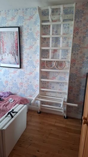 Nalamoves 230cm Wall Bars Complete Home Workout Bundle