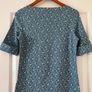 Size 12 Blue&Cream Top by Ralph Lauren Image 5