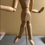 Vintage Windsor & Newton Field Easel & Vintage Artists Mannequin Image 9