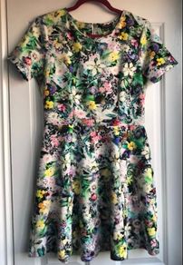Warehouse floral dress - sz 12