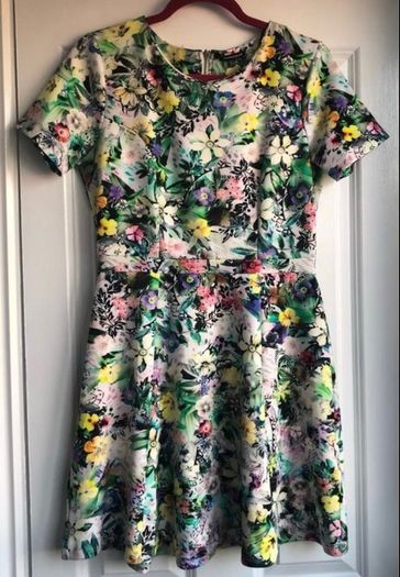 Warehouse floral dress - sz 12