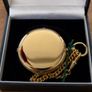 Vintage Glycine of Switzerland Gold Pocket Watch, New Old Stocl Image 2