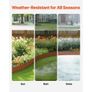 Weather-Resistant Steel Landscape Edging 6 Packs 40 x 8in for Yard Garden Image 4