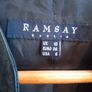 Ramsay black ladies leather jacket size UK 10 Image 3