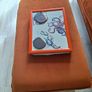 Maeve Velvet Footstool Rust Orange Image 3