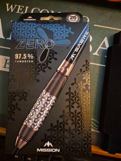Mission Zero Darts - 97.5% Tungsten 26G RRP 122Euro