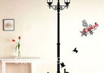 Cat&Lamp Wall Stickers Nice Art Decals Home Decoration