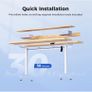 120 x 60 cm, Stable Sit-Stand Desk with Memory Control Image 2