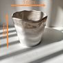 2 Ceramic White Plant Pots Image 3