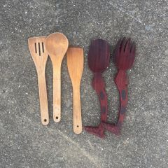 Wooden cooking utensils