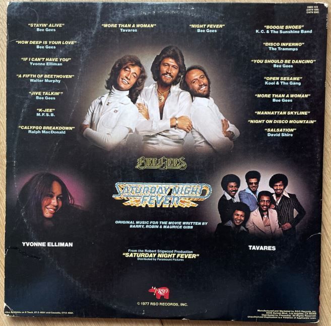 LP Bee Gees, in good condition. The price is on the list.