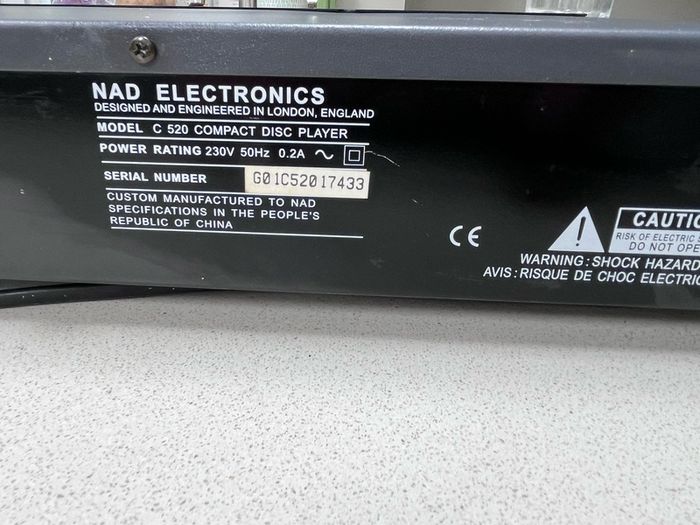 NAD high end cd player C 520