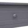 Console Table Grey 90x30x77 cm Wood Image 7