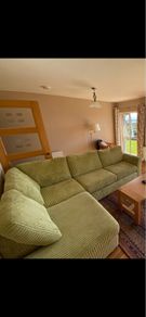 Large green corner sofa - DFS - 300 (ONO)