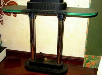 Vintage Harrods Bankers Lamp With Dimmer